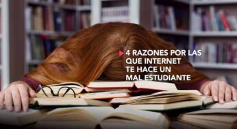 4 razones por las que internet te hace un mal estudiante