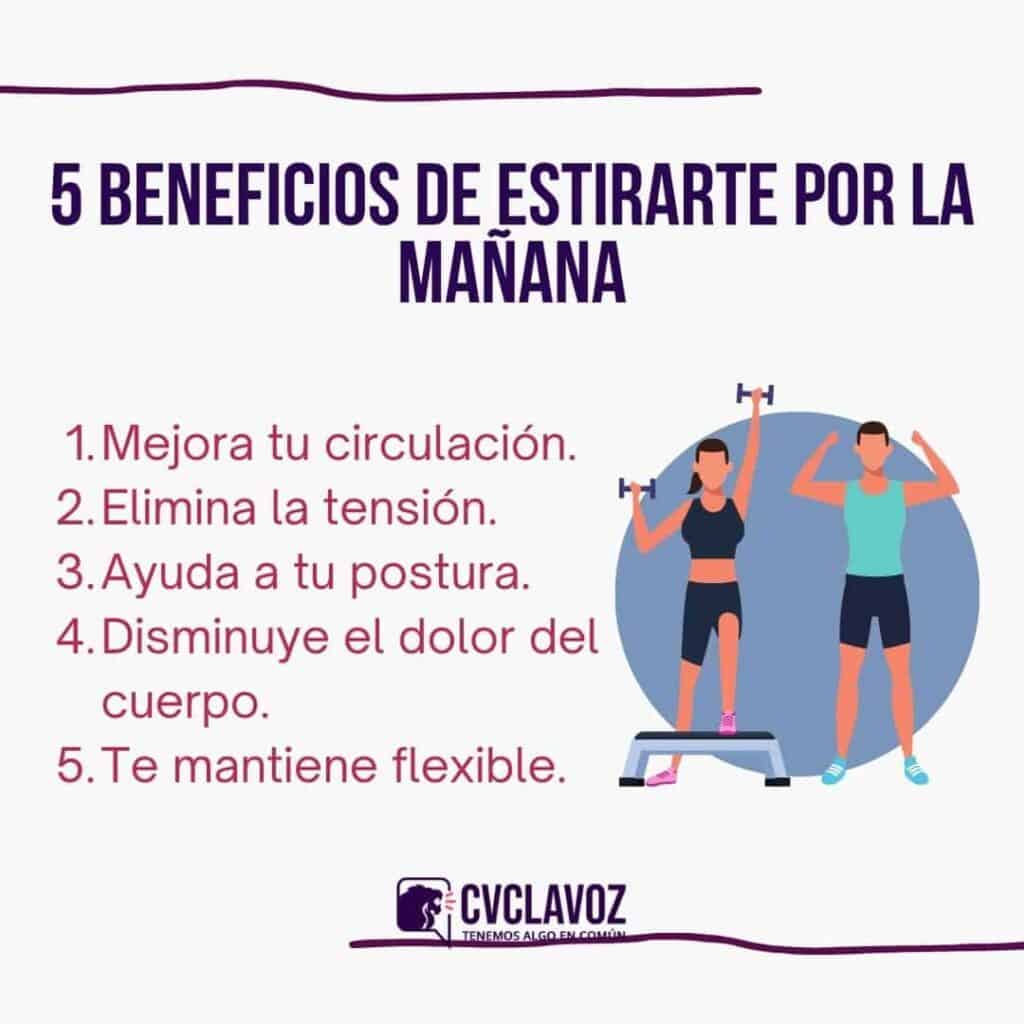 Beneficios de estirarte por la mañana