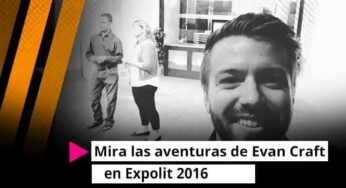 Mira las aventuras de Evan Craft en Expolit 2016