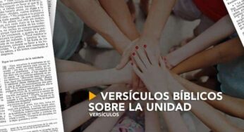 Versículos bíblicos sobre la unidad