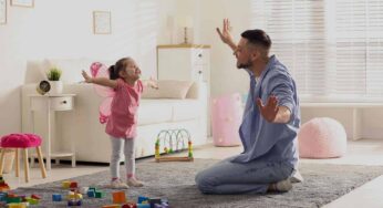 ￼¿Juegas a veces con tus hijos?